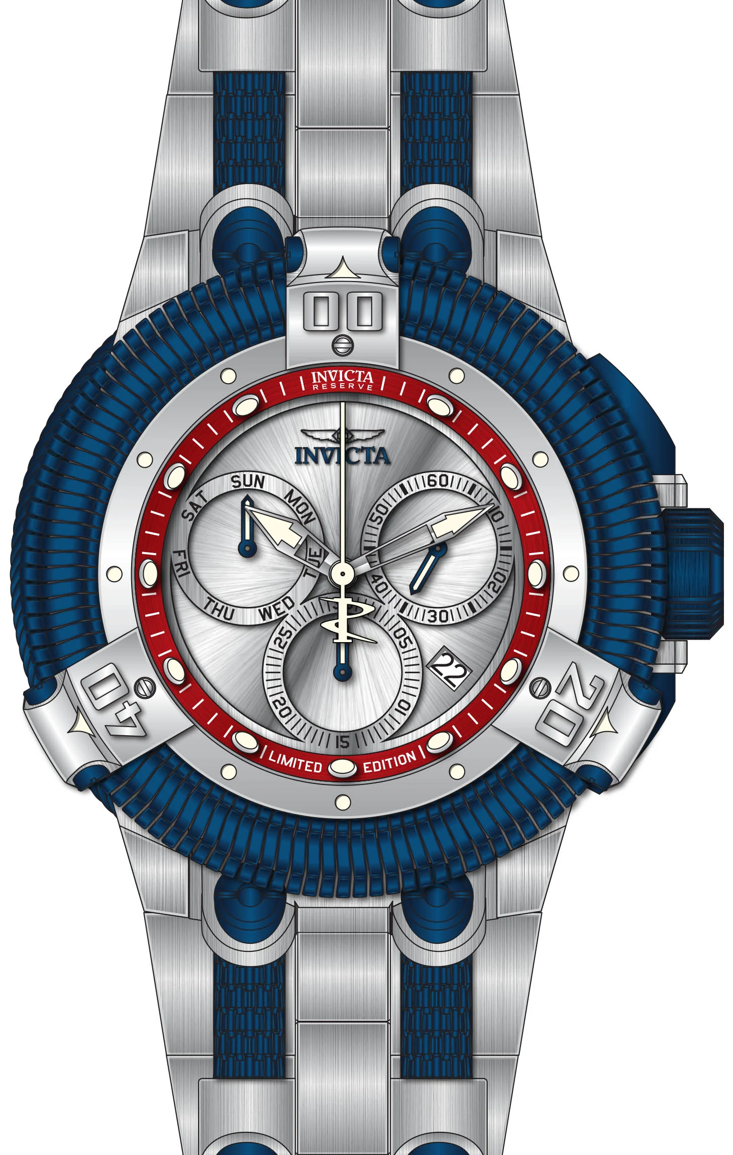 Band For Invicta Bolt Men 46245