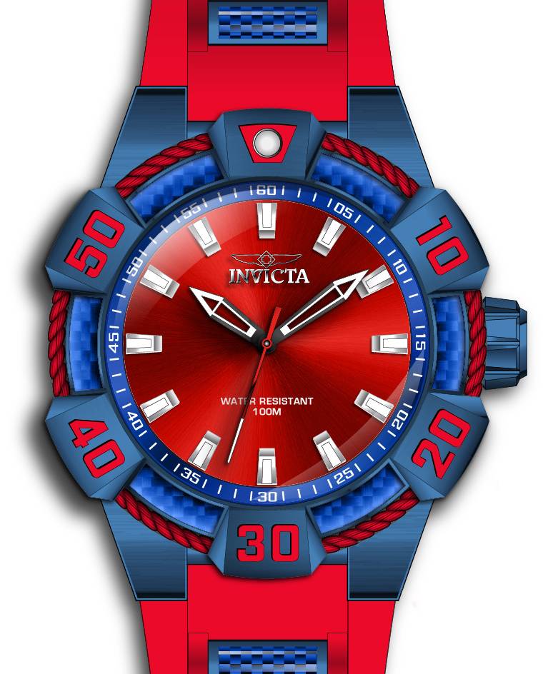 Band For Invicta Bolt  Men 46526