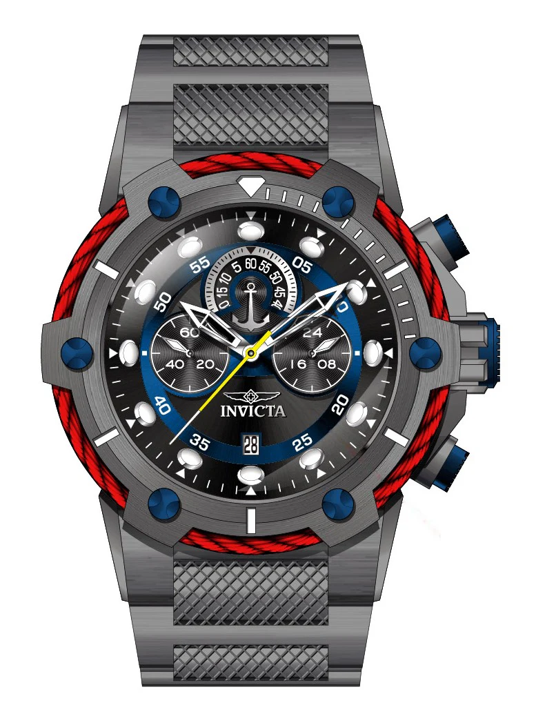 Band For Invicta Bolt Men 46605