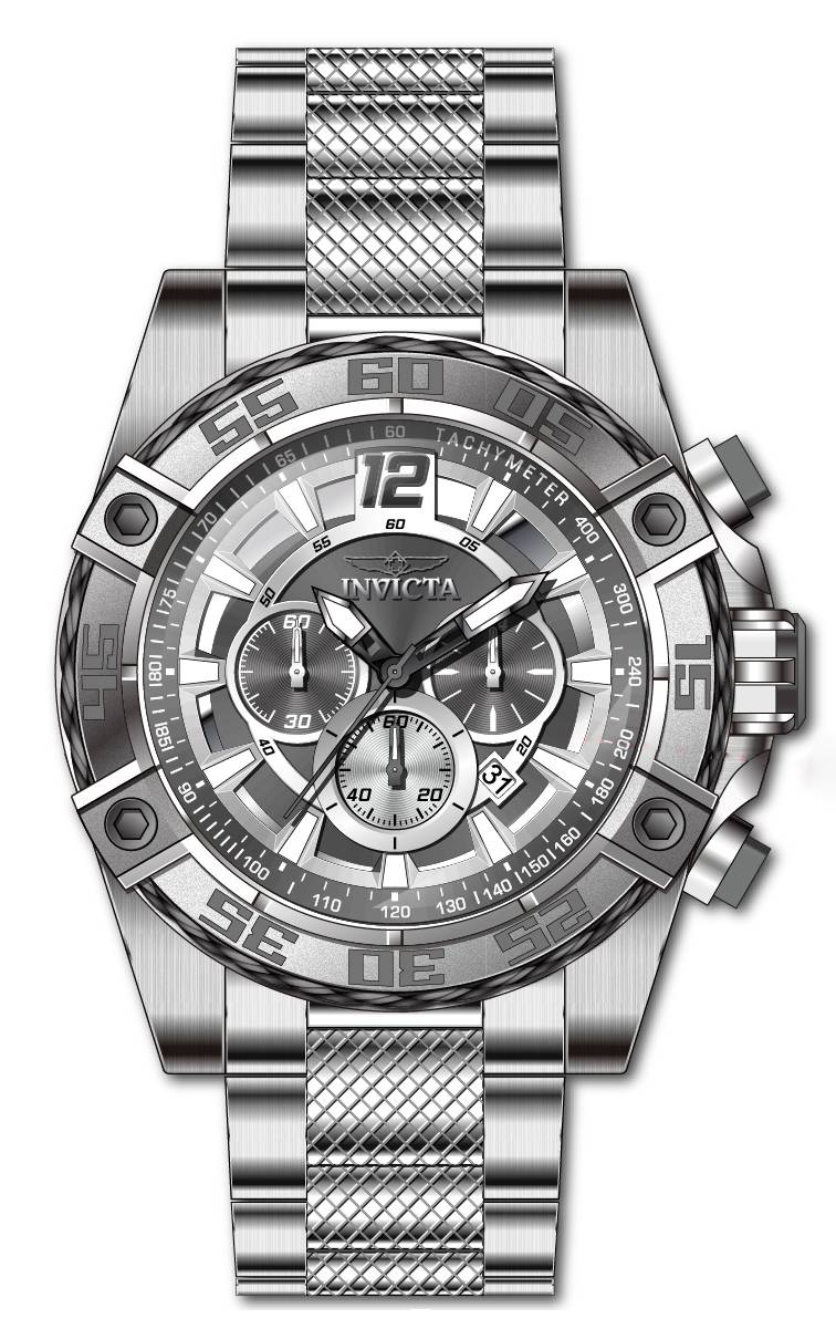 Band For Invicta Bolt  Men 46829