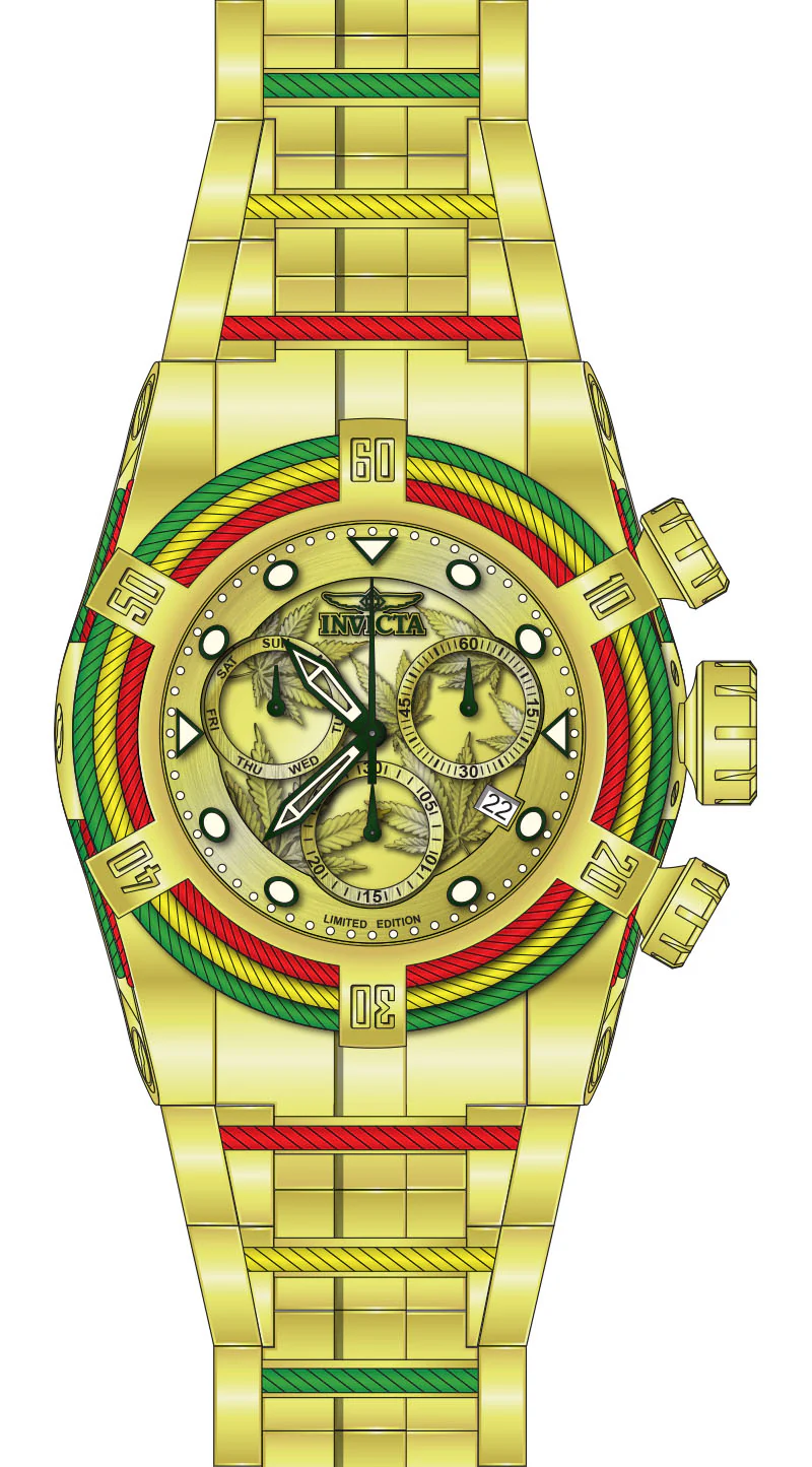 Band For Invicta Bolt  Men 50125