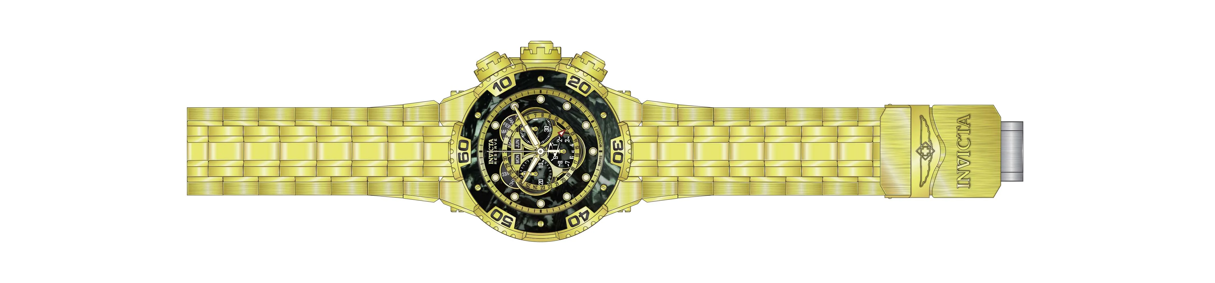 Band For Invicta Carbon Hawk 37267