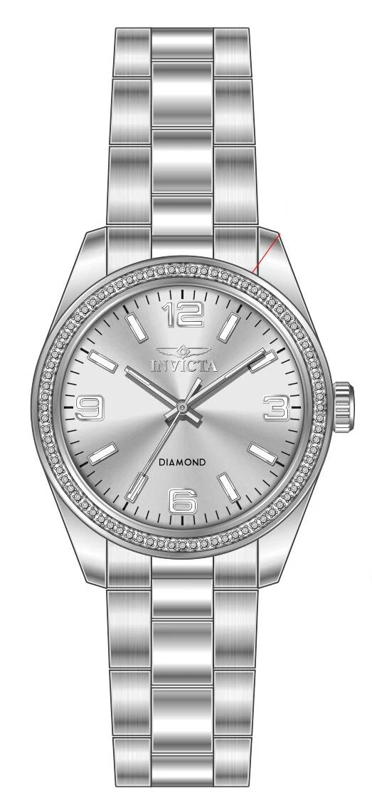 Band For Invicta Elite Diamond Lady 48738