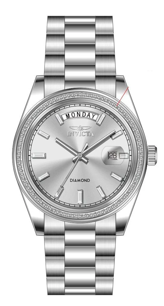 Band For Invicta Elite Diamond Men 48759