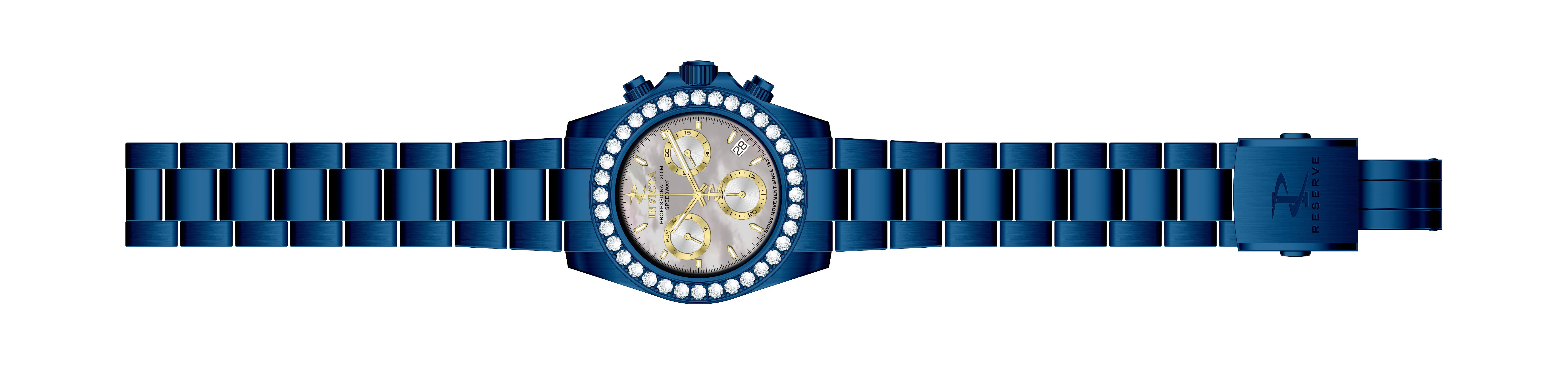 Band For Invicta Elite Diamond  Men 51106