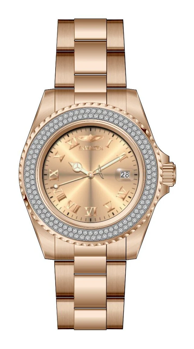 Band For Invicta Elite Diamond  Men 51153