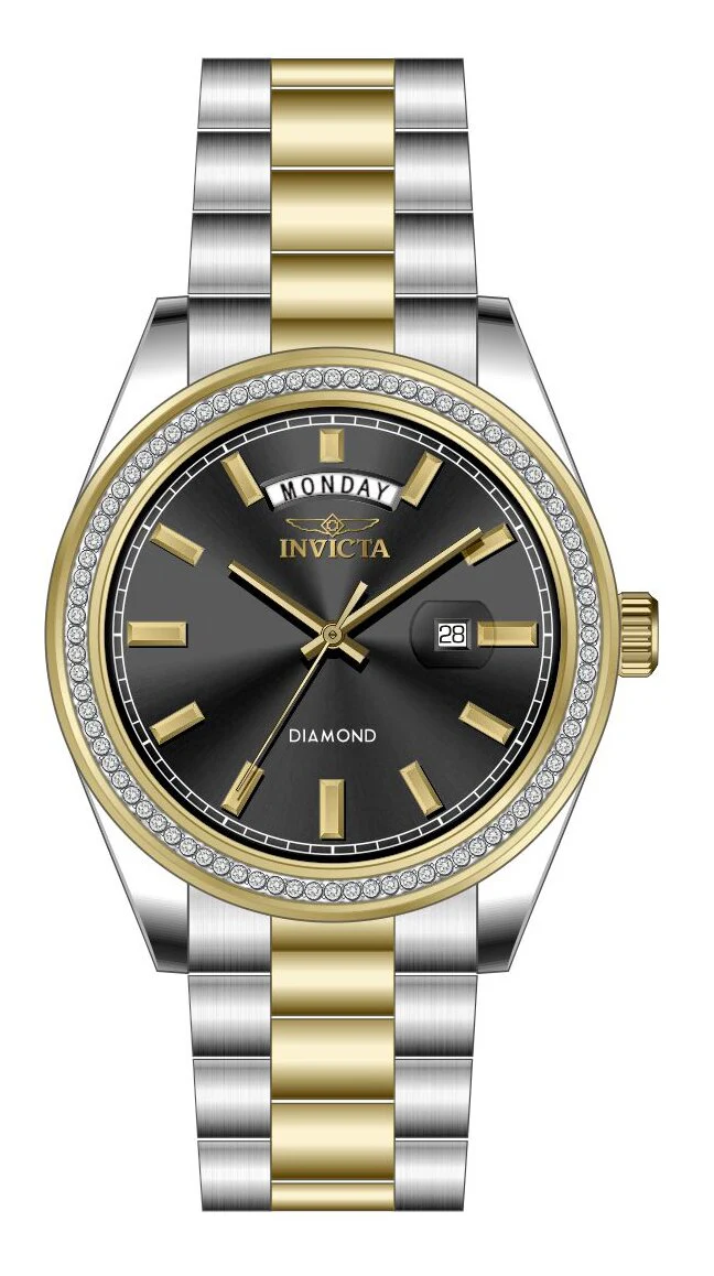 Band For Invicta Elite Diamond  Men 51366