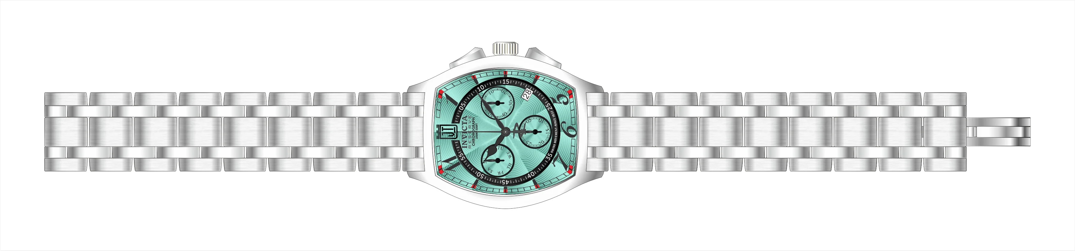 Band For Invicta JT Men 51297
