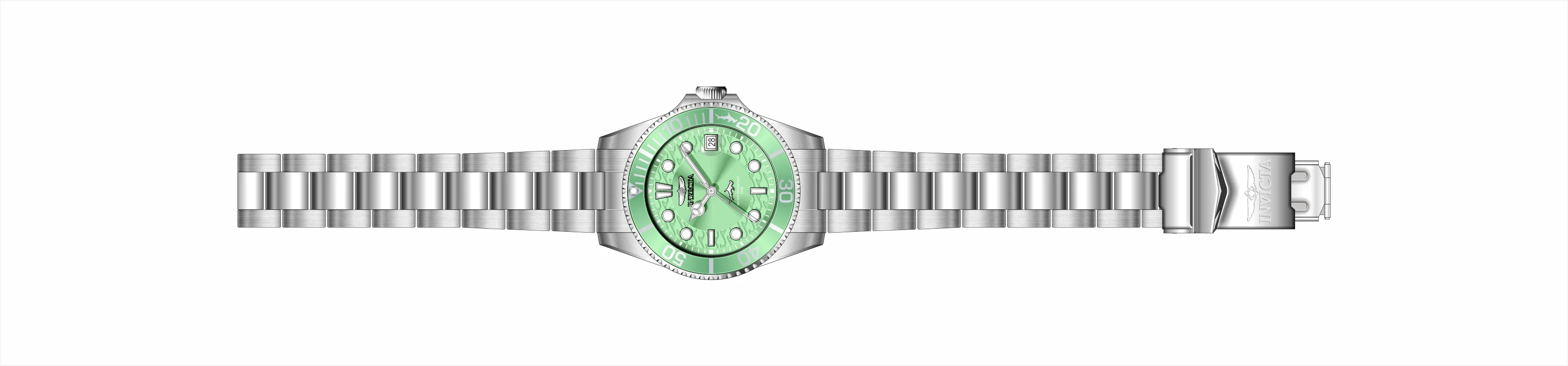 Band For Invicta Pro Diver Lady 50918