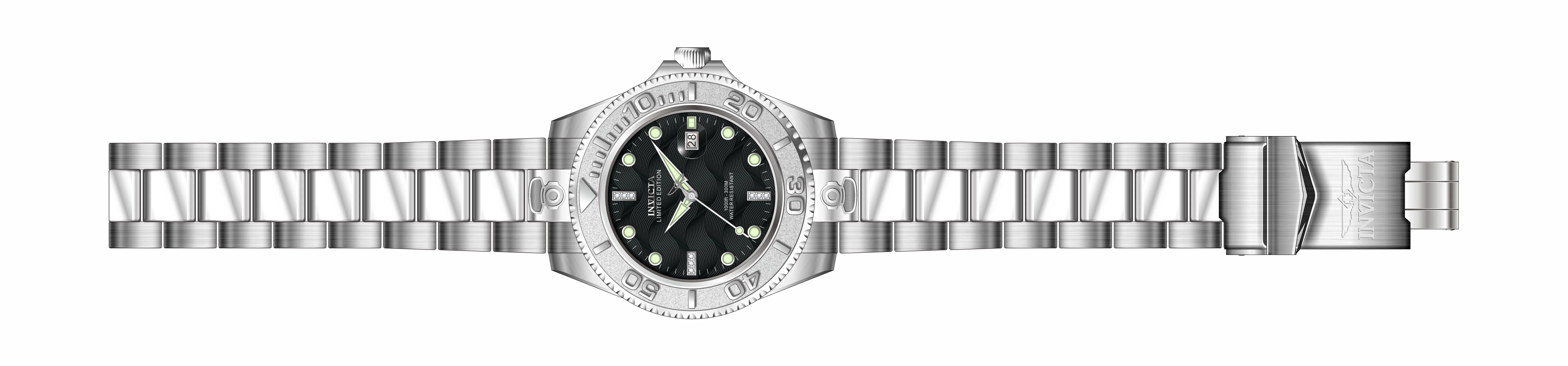 Band For Invicta Pro Diver  Men 45348