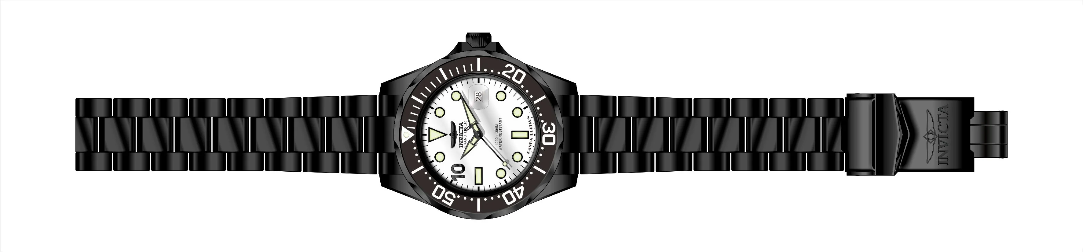 Band For Invicta Pro Diver Men 48707
