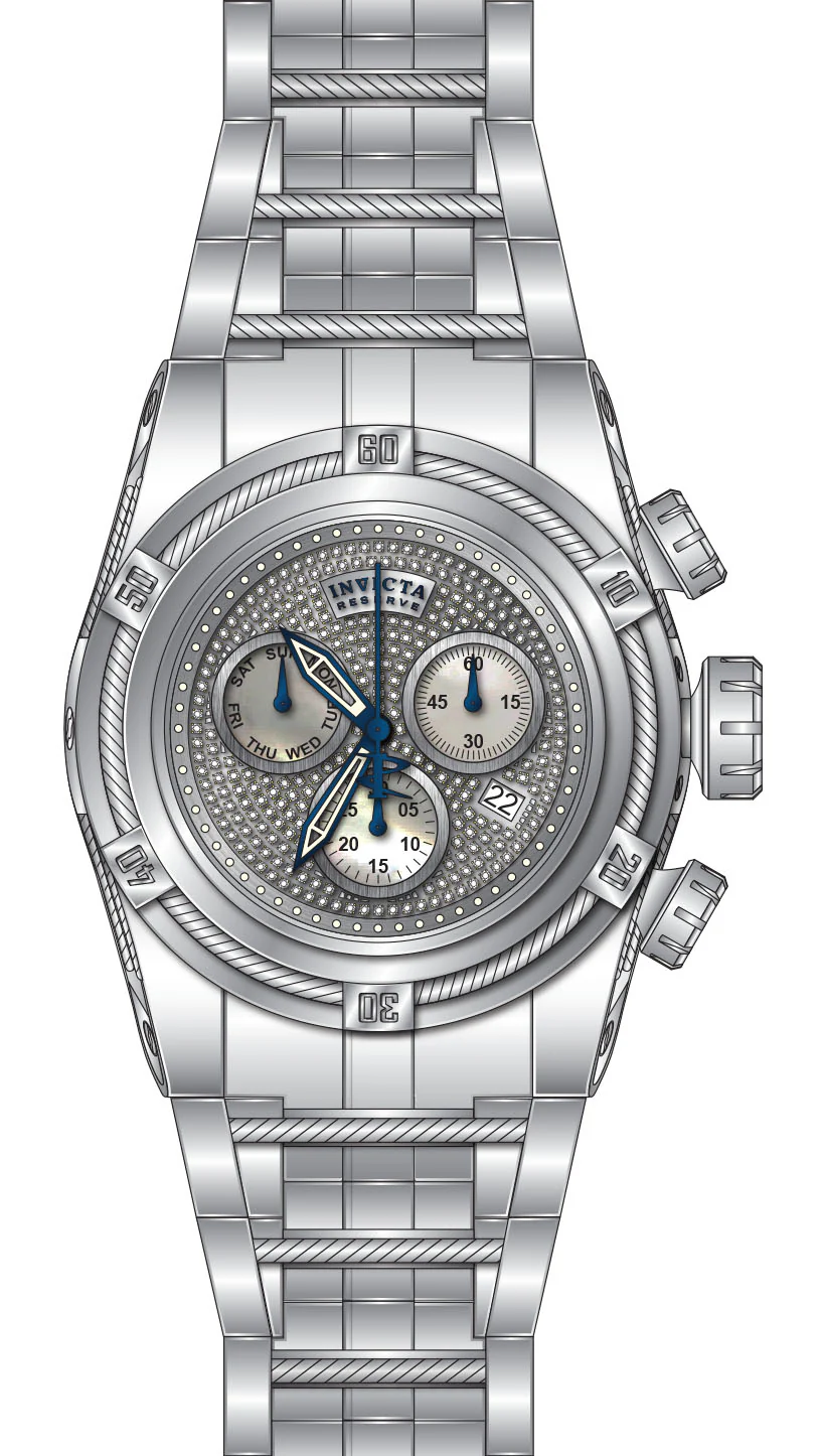 Band For Invicta Reserve Bolt Zeus Men 45917