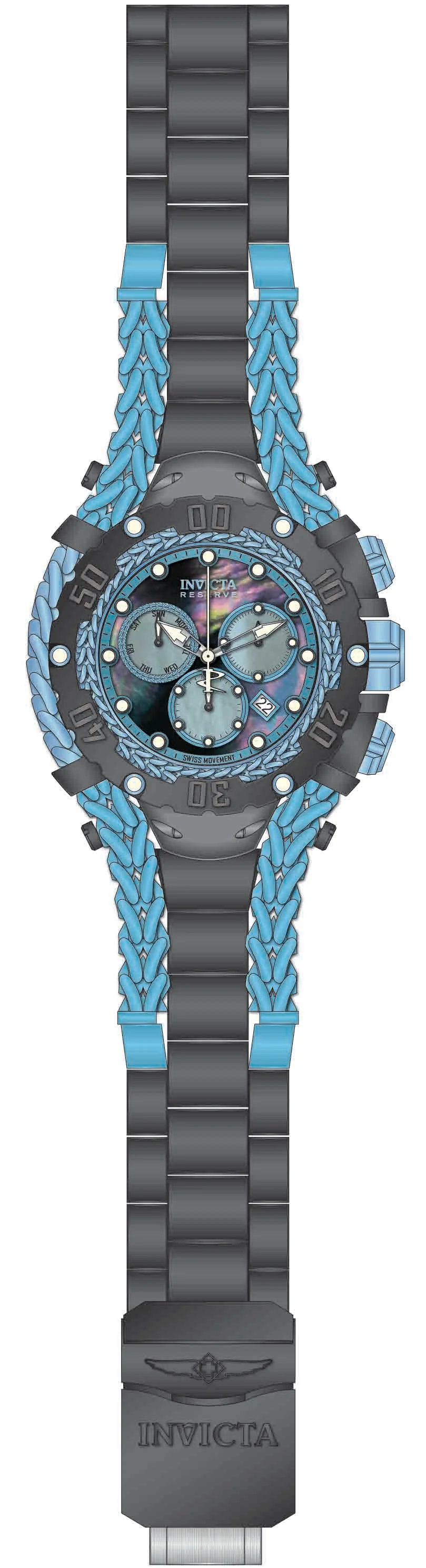 Band For Invicta Reserve Gladiator Men 51501