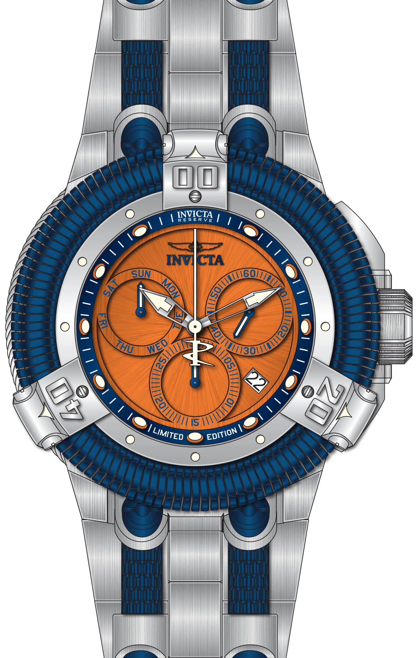 Band For Invicta Reserve King Python Men 46248