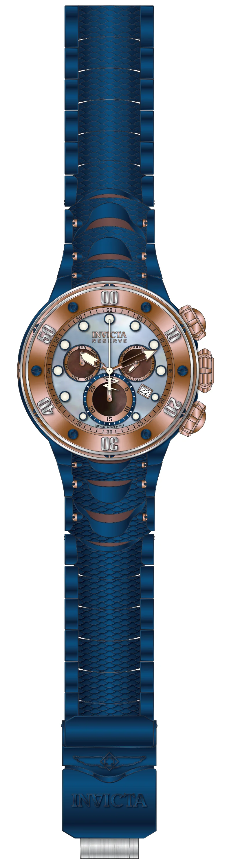 Band For Invicta Reserve Kraken Men 51574