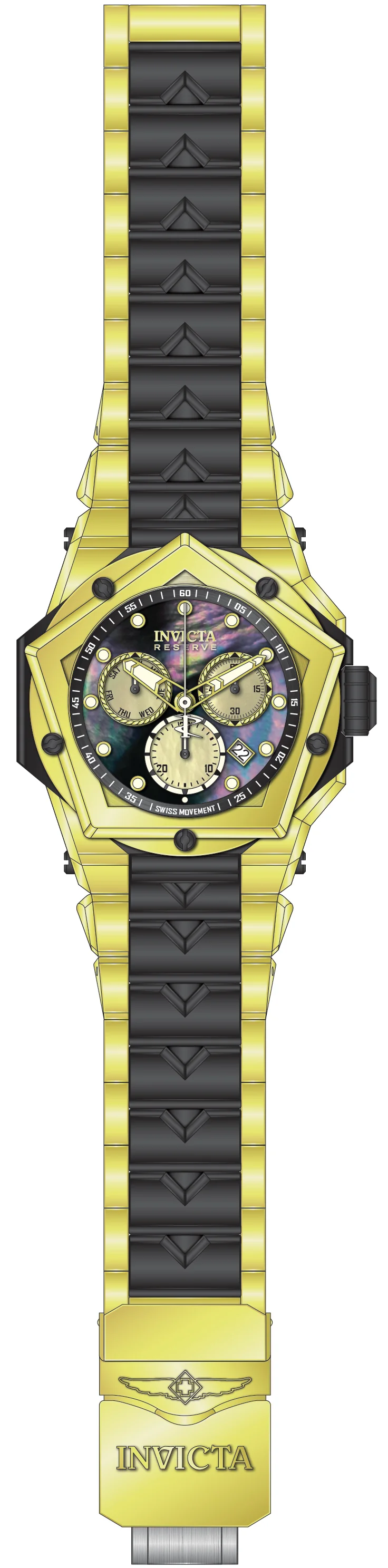 Band For Invicta Reserve Kraken Men 51600