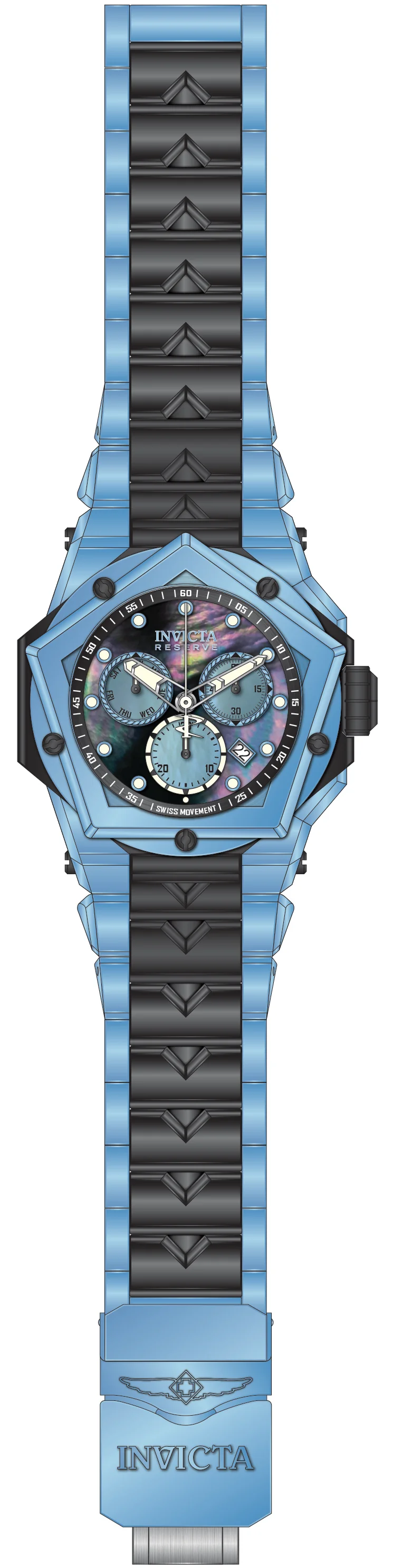 Band For Invicta Reserve Kraken Men 51606