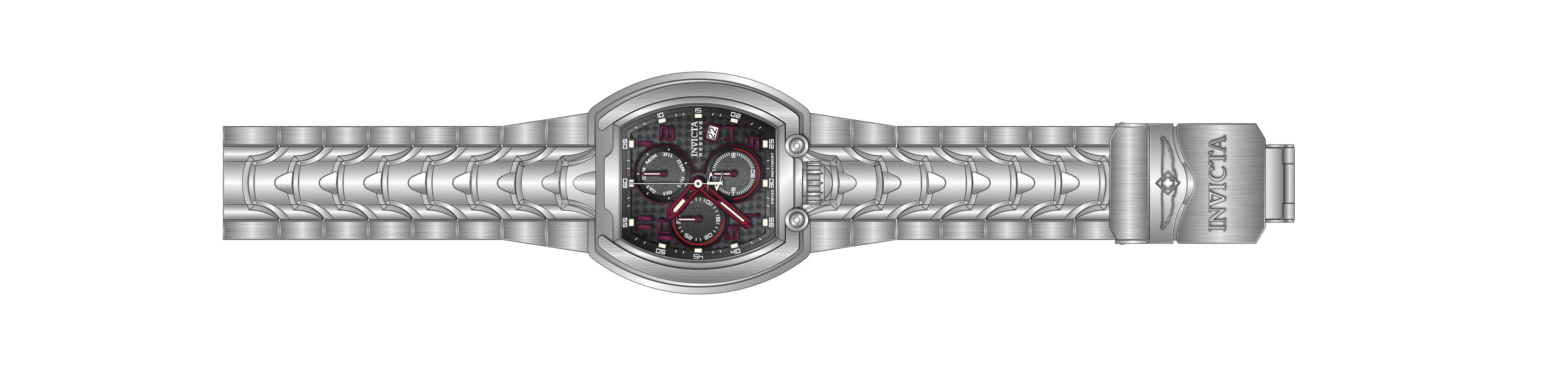 Band For Invicta Reserve Man Men 45193
