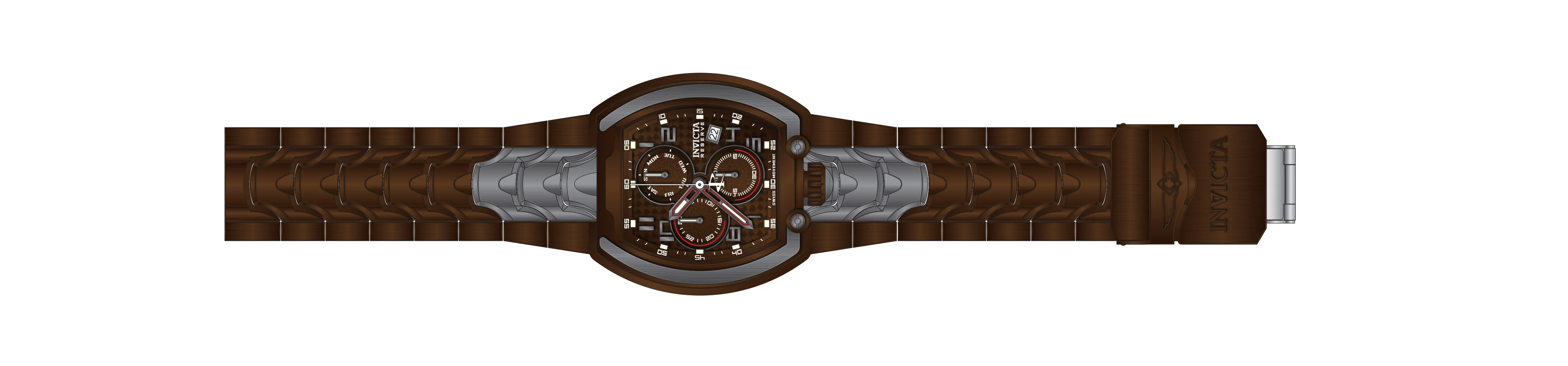 Band For Invicta Reserve Man Men 45196