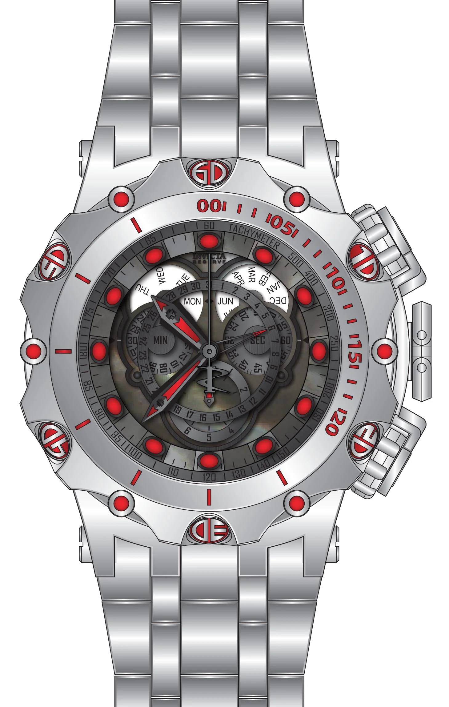 Band For Invicta Reserve Men 45605