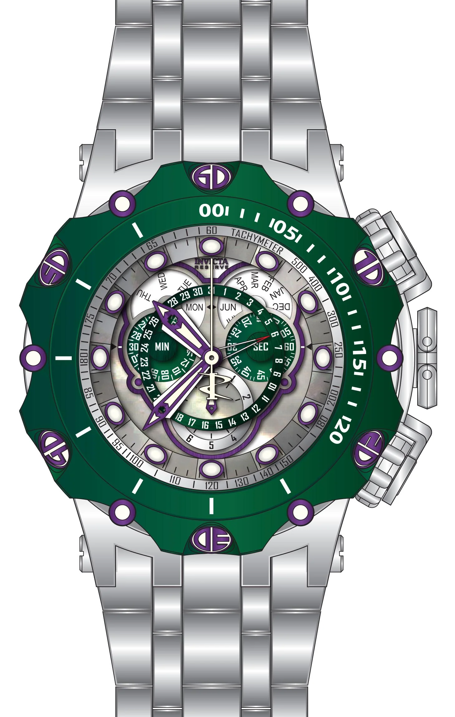 Band For Invicta Reserve  Men 45614
