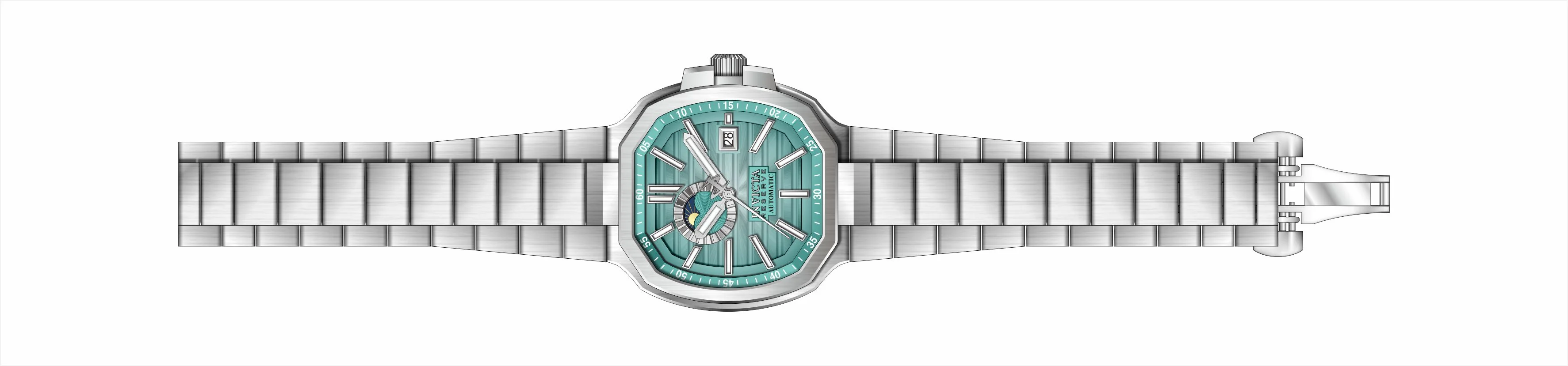 Band For Invicta Reserve Object D Art Men 50091