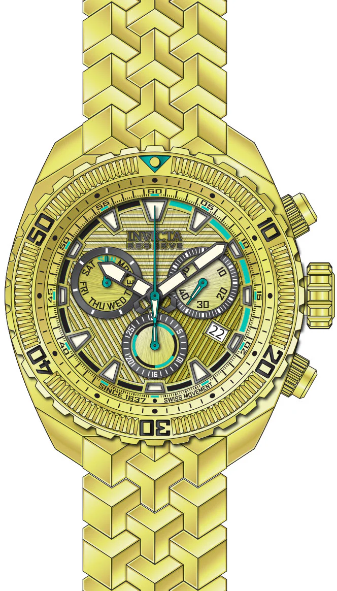 Band For Invicta Reserve Ocean Warrior Men 50837