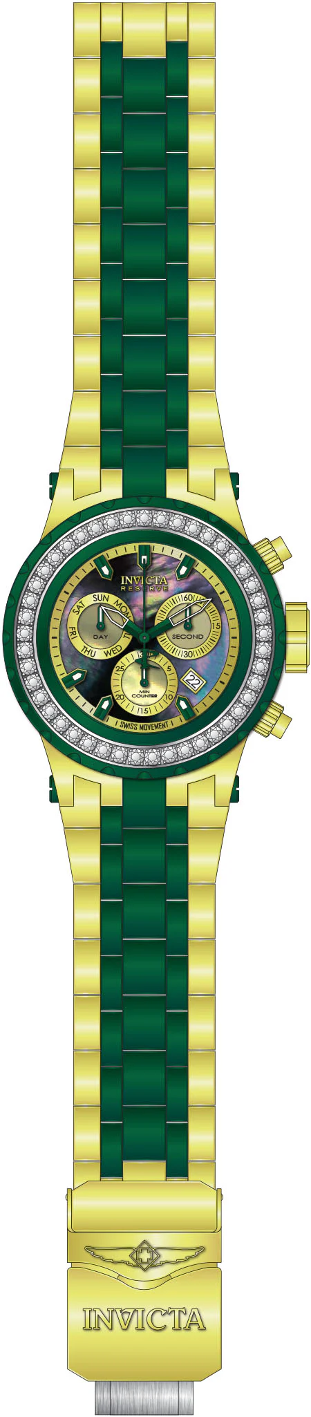 Band For Invicta Reserve Specialty Subaqua Men 51387