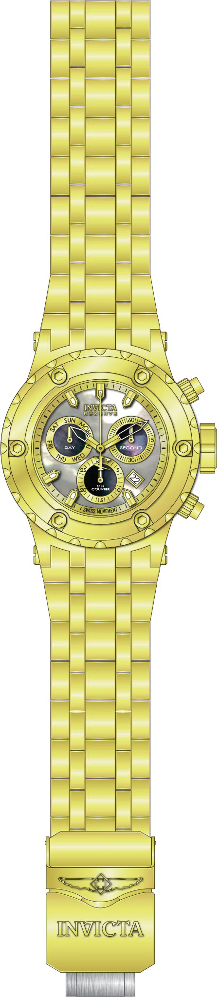 Band For Invicta Reserve Specialty Subaqua Men 51395
