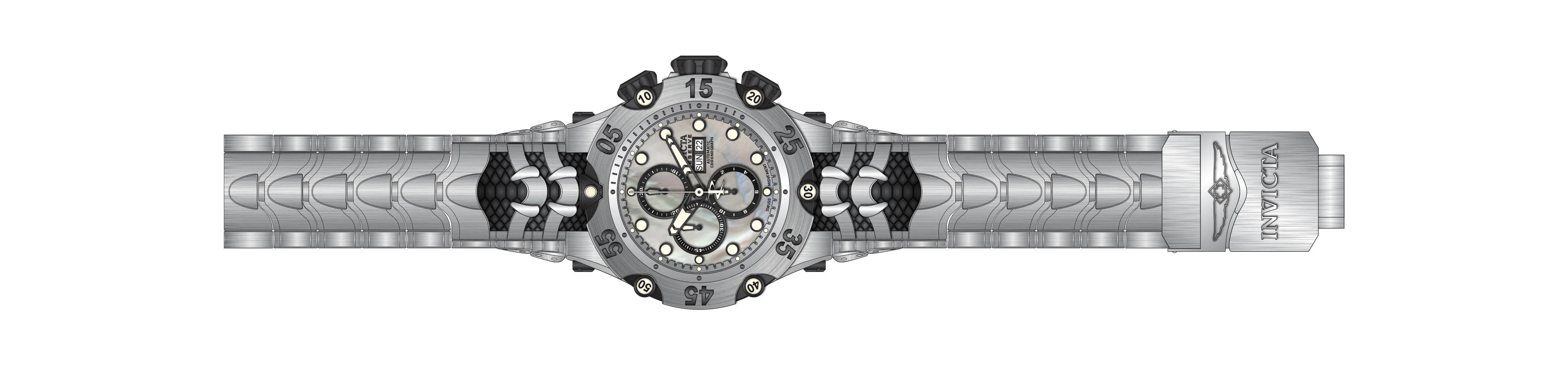 Band For Invicta Reserve Venom Cobra Men 45150