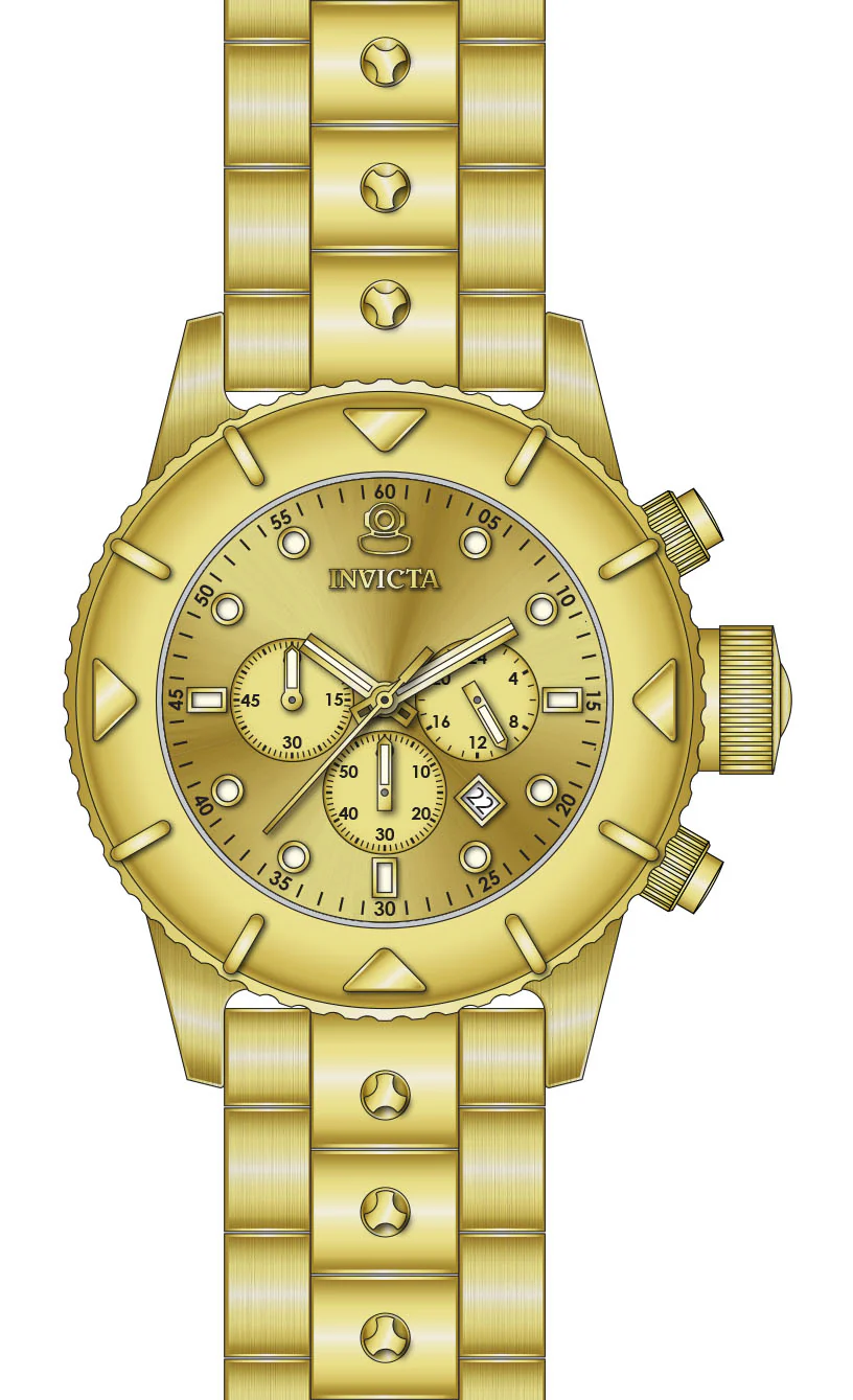 Band For Invicta Russian Diver Nautilus Men 46539