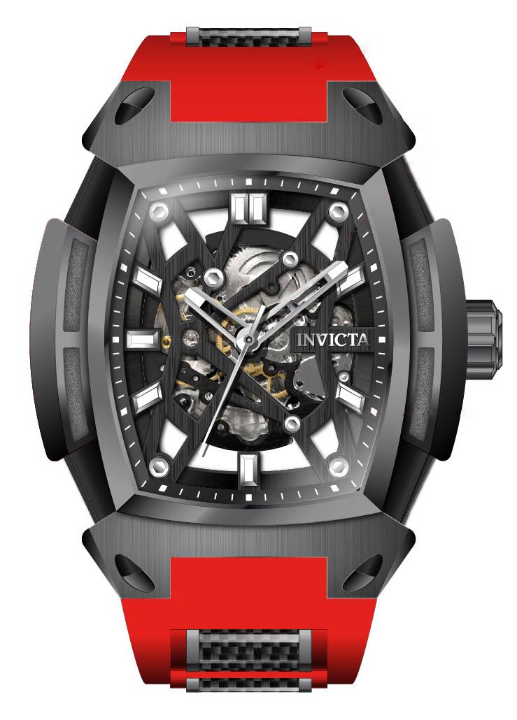 Band For Invicta S1 Rally Diablo Men 44640