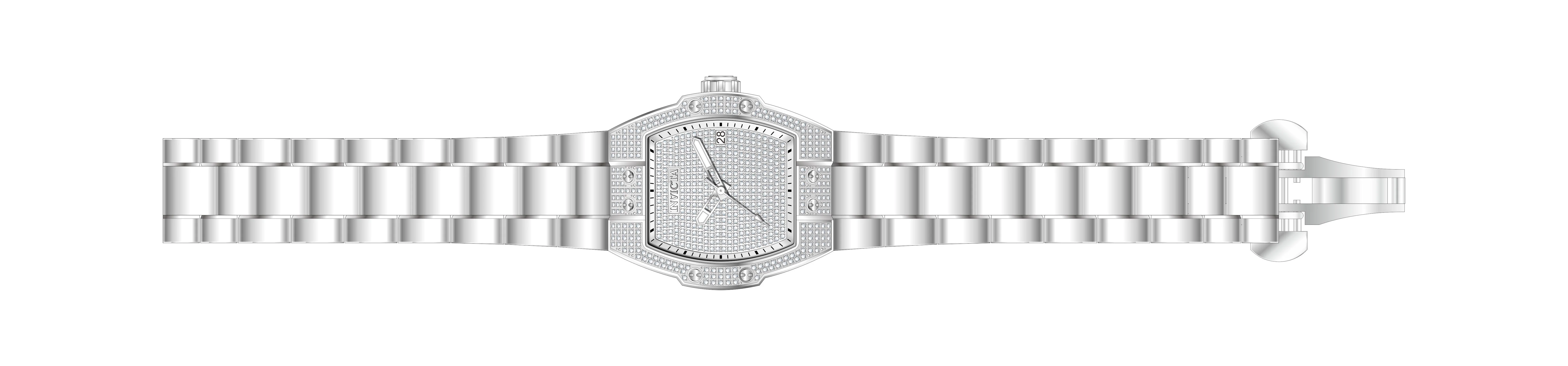 Band For Invicta S1 Rally Lady 45707