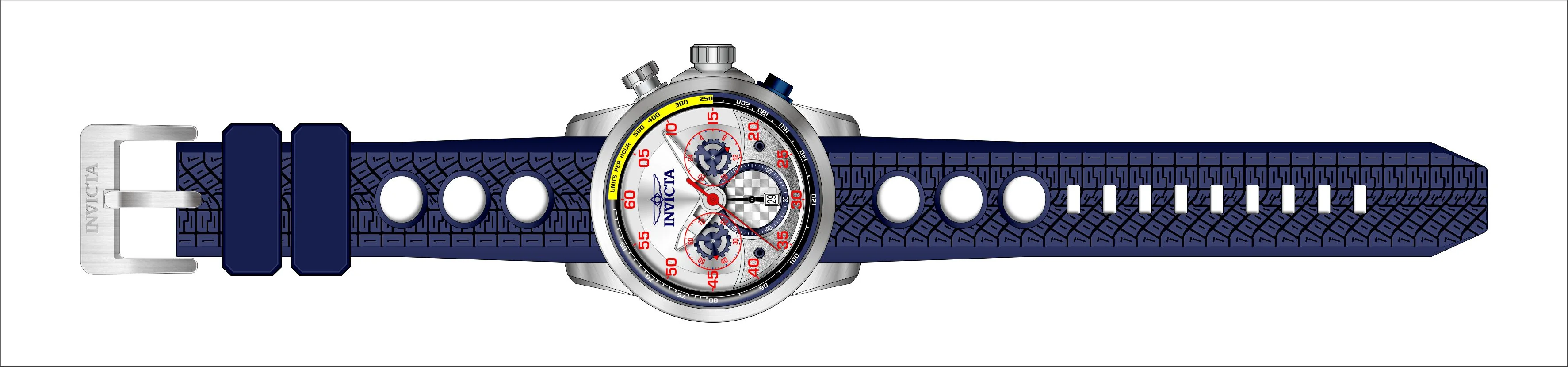 Band For Invicta S1 Rally Men 45579