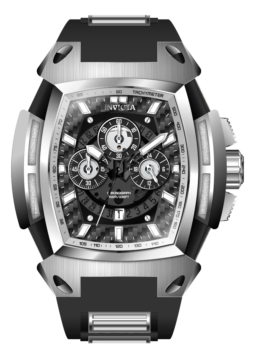 Band For Invicta S1 Rally Men 46432