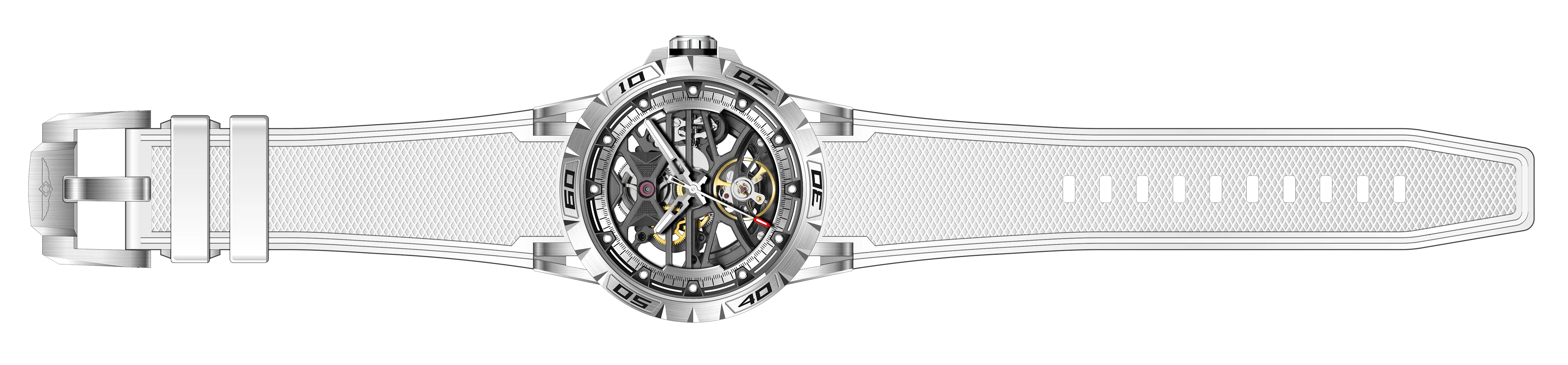 Band For Invicta S1 Rally Men 70522