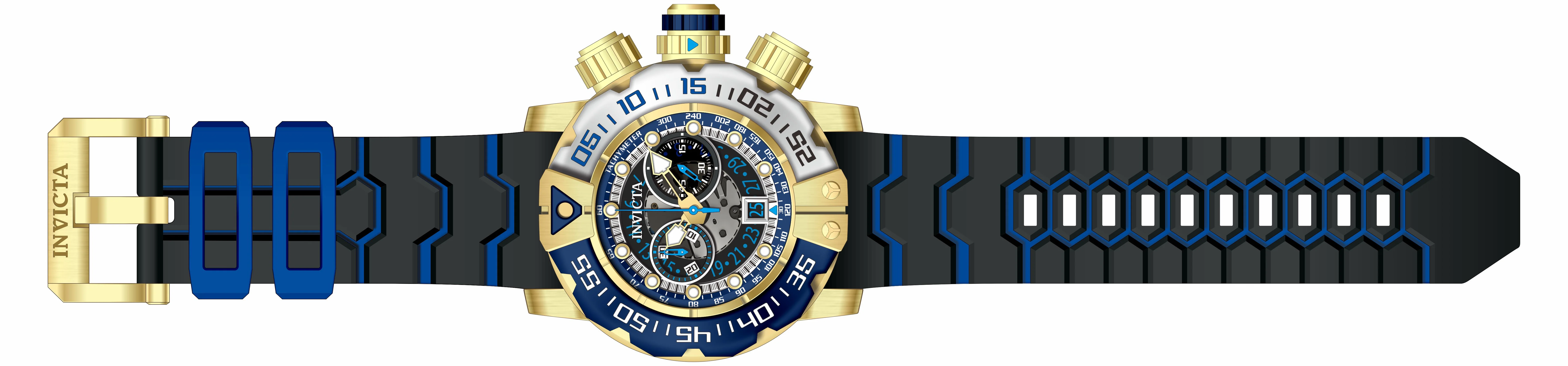 Band For Invicta Sea Hunter Men 44845