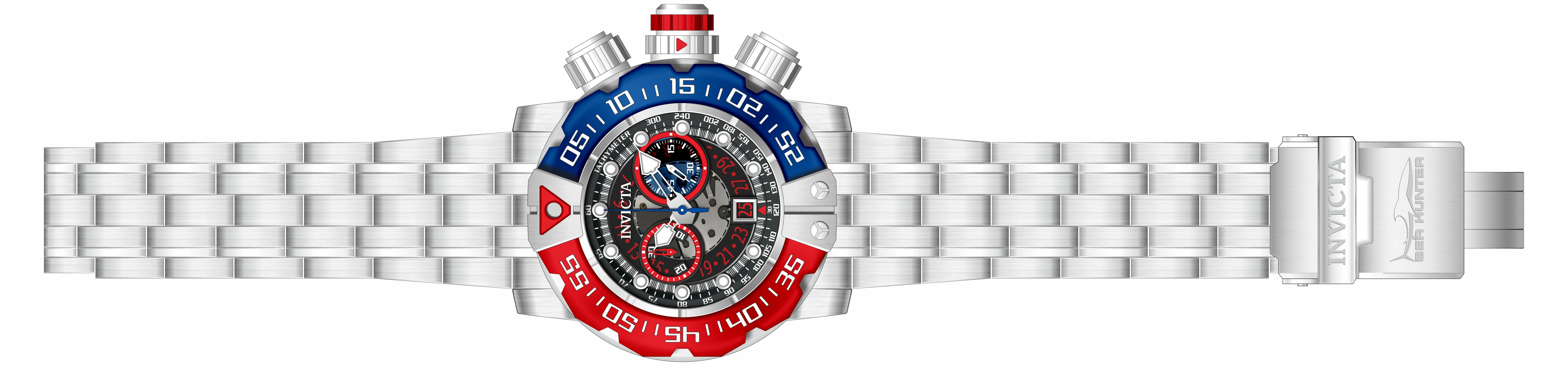 Band For Invicta Sea Hunter Men 44852