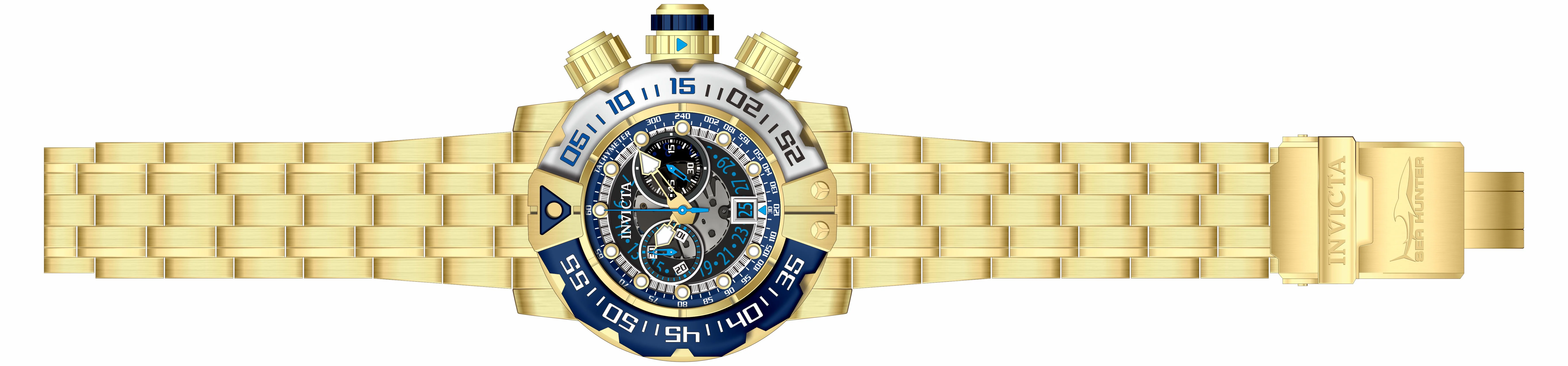 Band For Invicta Sea Hunter Men 44853