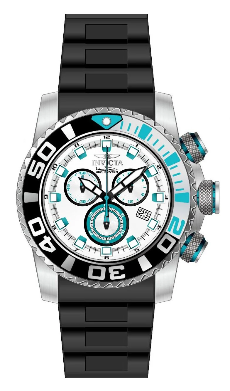 Band For Invicta Sea Hunter  Men 48984