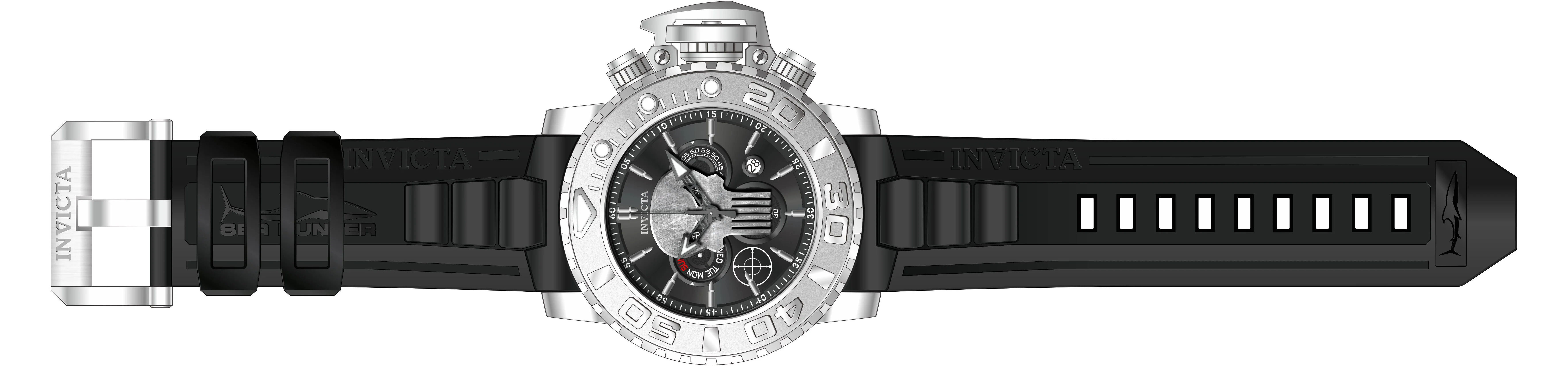Band For Invicta Sea Hunter Men 50847