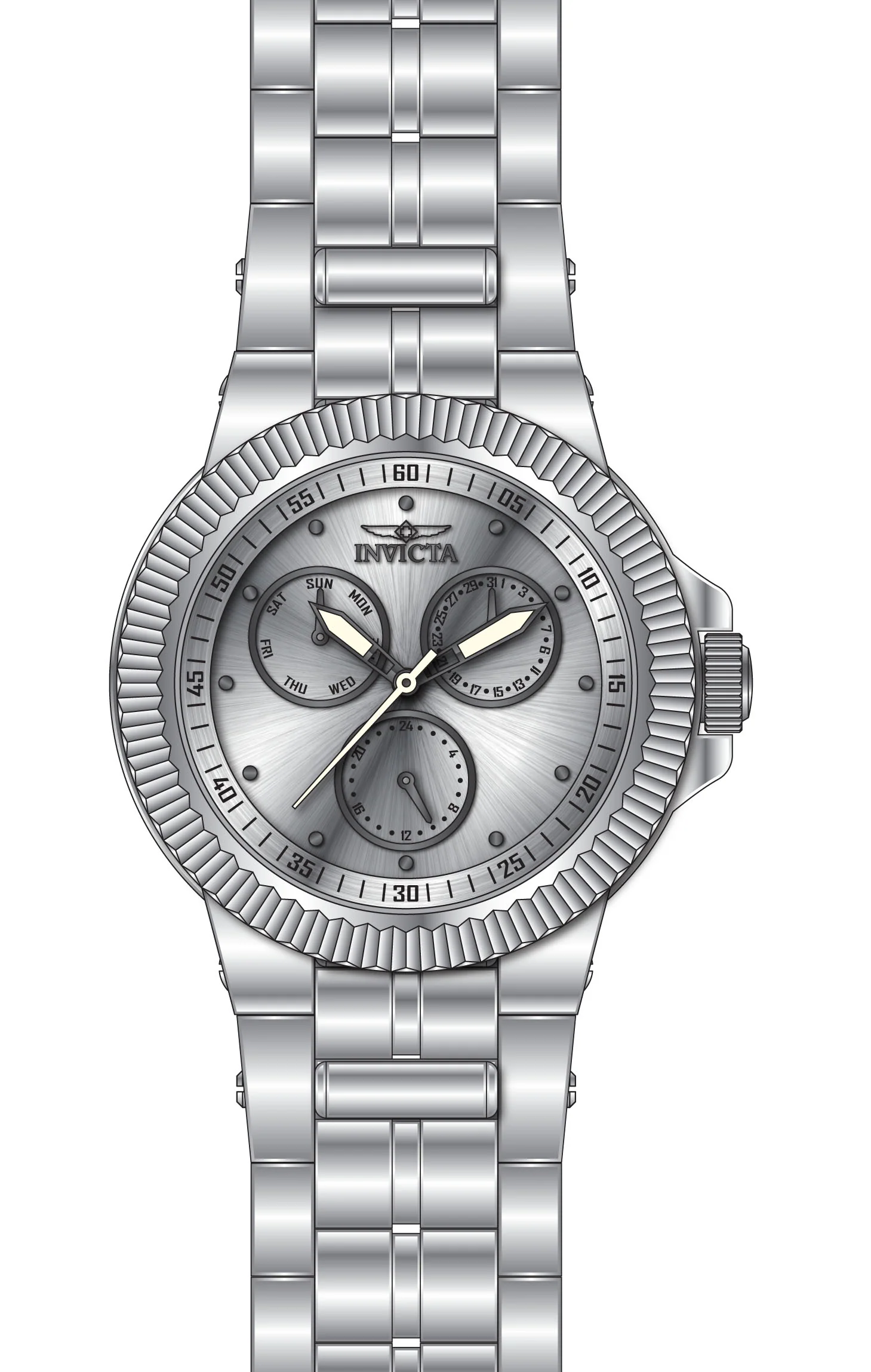Band For Invicta Subaqua Lady 46596