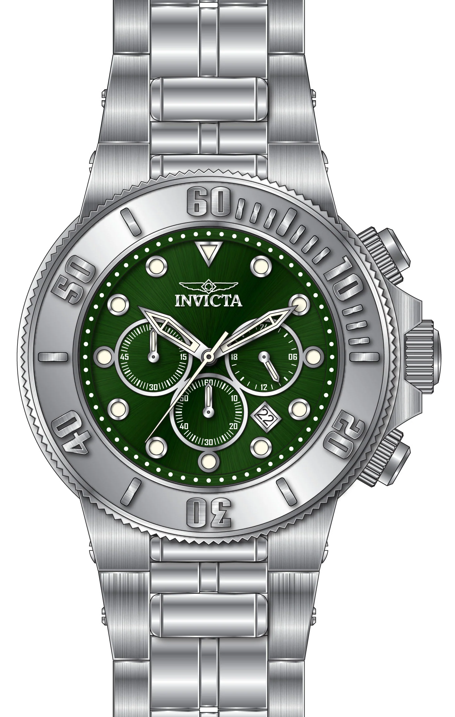 Band For Invicta Subaqua Men 46548
