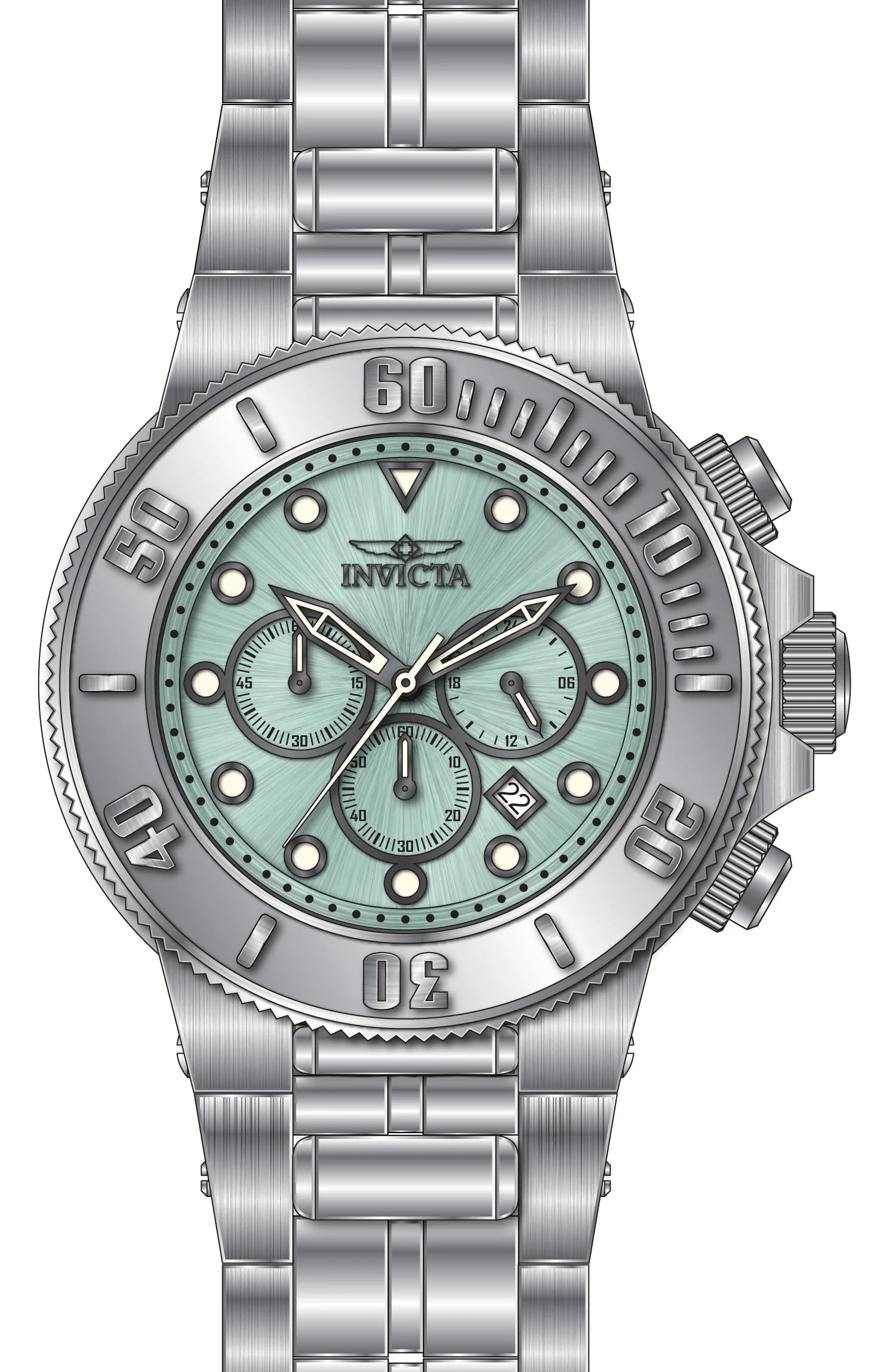 Band For Invicta Subaqua Men 46549