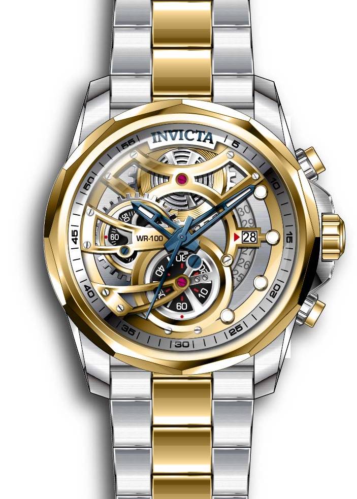 Band For Invicta Vintage  Men 44908