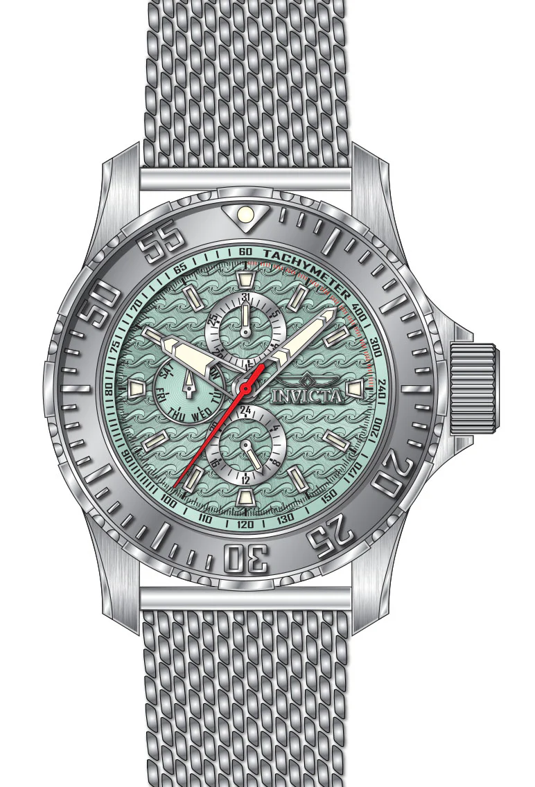 Band For Invicta Vintage Men 48012