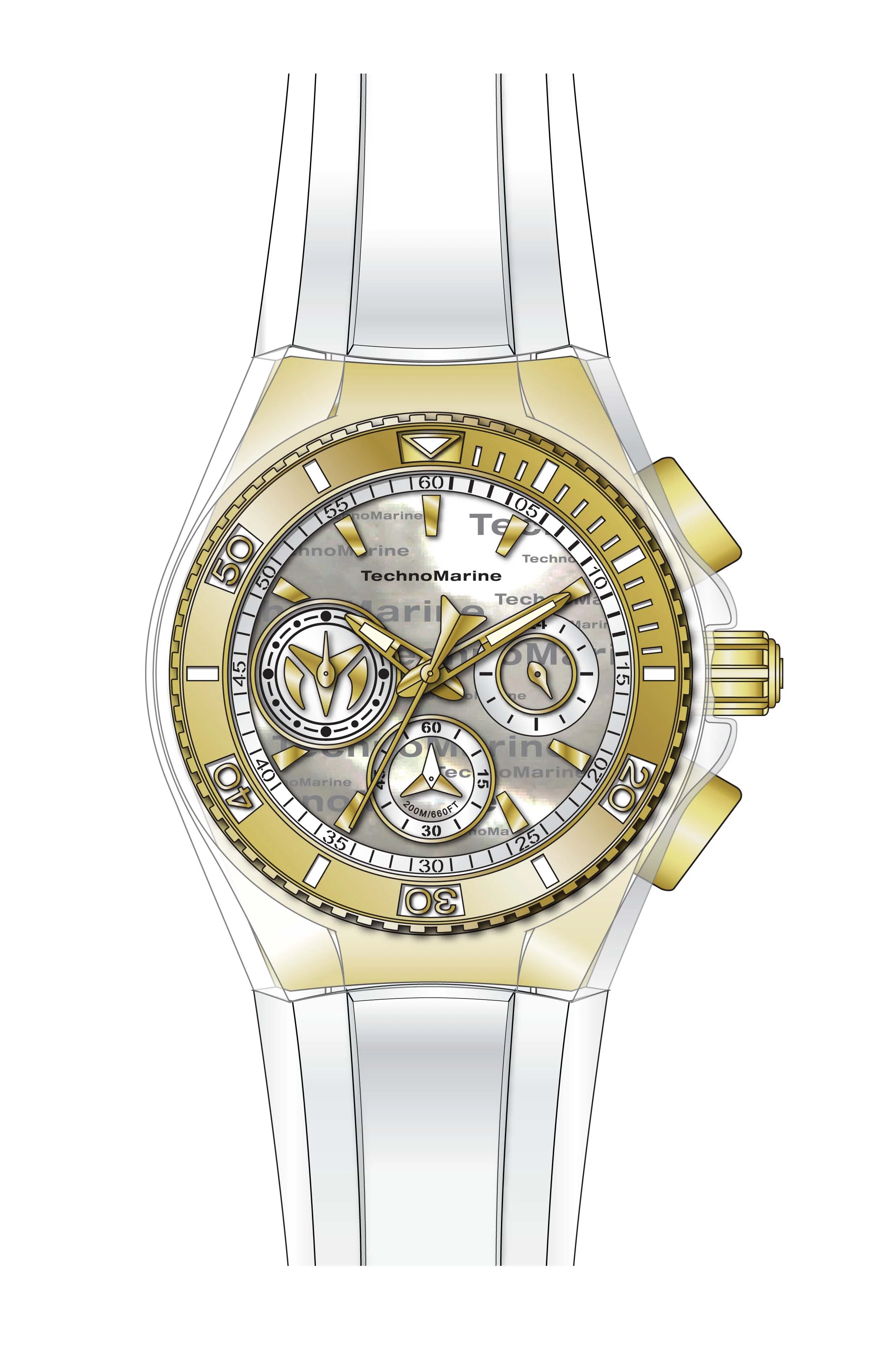 Band for Technomarine Cruise California TM-120028 - Image 2