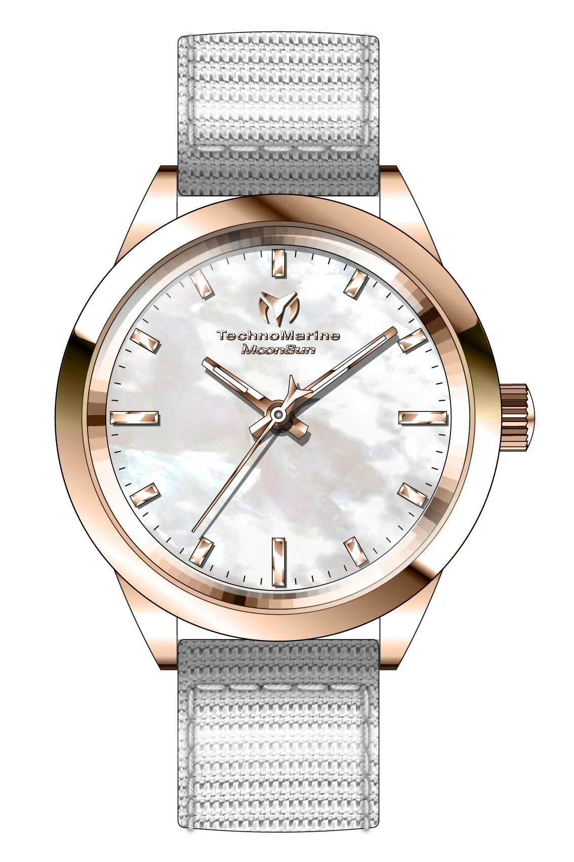 Band for Technomarine MoonSun TM-820002