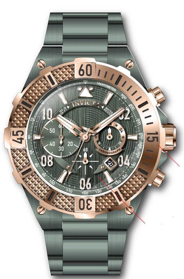 Parts for Invicta Aviator Men 40517