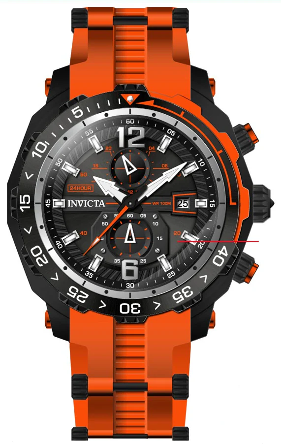 Parts for Invicta Aviator Men 40536